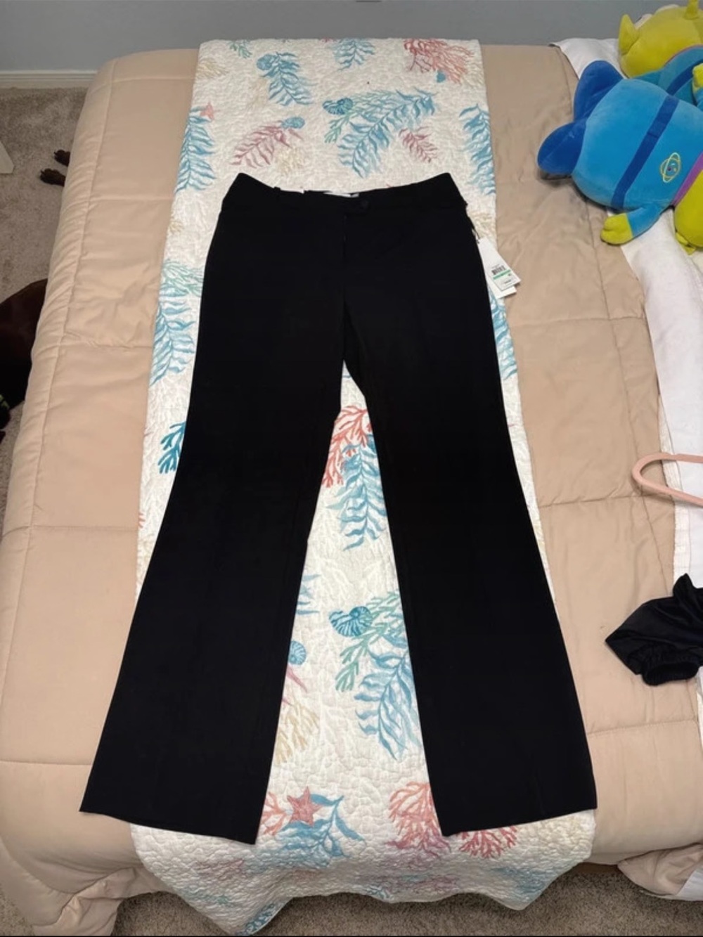 Calvin Klein Black Straight Leg Pants